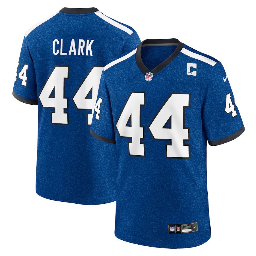 Men Indianapolis Colts #44 Dallas Clark Nike Royal Indiana Nights Alternate Game NFL Jersey->detroit lions->NFL Jersey